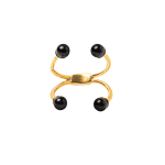 PIERCING RING BLACK