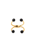 PIERCING RING BLACK