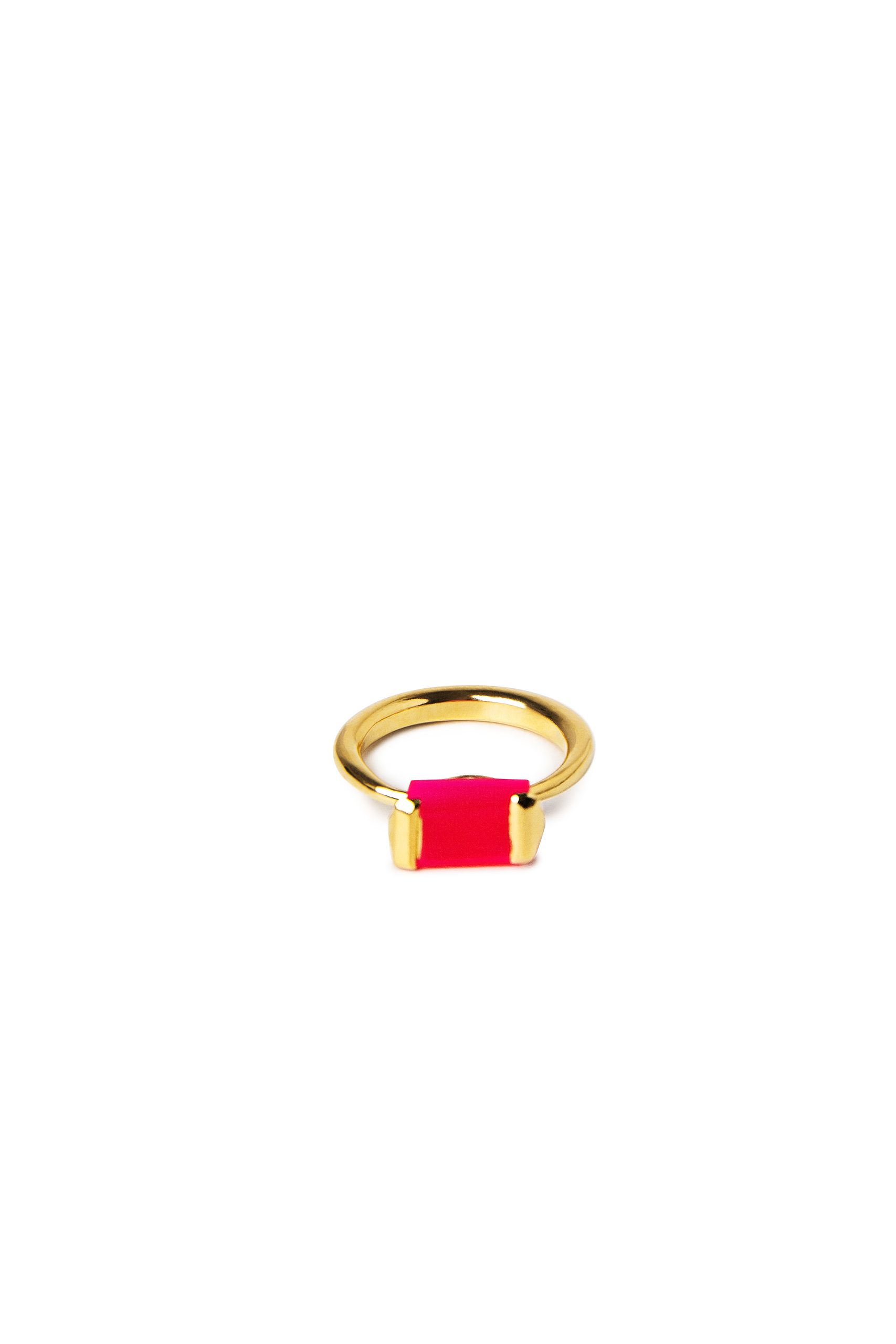 A07-SELFa MAGENTA SQUARE RING - Image 1