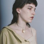 PALE YELLOW ROSE SILVER NECKLACE - Image 3