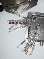 MULTI CRYSTAL DROPLET EARRINGS - Image 2