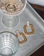 GOLD KNOCKER EARRINGS - Image 2