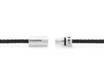 BLACK NATO CABLE BRACELET LE 7G - Image 3