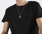 RECTANGLE NECKLACE LE 3.4G - Image 4