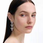 MICRO BOW CRYSTAL TIERED EARRINGS - Image 2