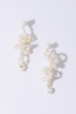 WHITE LOTUS EARRINGS