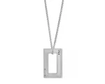 RECTANGLE NECKLACE LE 3.4G - Image 2