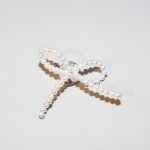 PEARL BOW BROOCHE