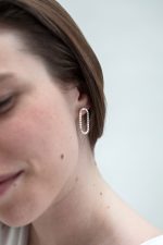 SHORT LOOP EARRINGS - Image 2