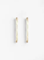 IRIDESCENT SHORT EARRINGS - Image 2