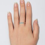 NEON BLUE BAR RING - Image 2