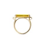 NEON LEMON BAR RING