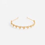 GOLD FLOWER CLUSTER HEADBAND - Image 3