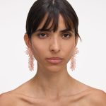PINK CRYSTAL CLUSTER EARRINGS - Image 4