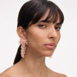 PINK CRYSTAL CLUSTER EARRINGS - Image 3