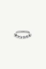 RHINESTONE TWO FINGER RING - Image 3