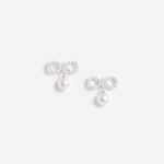 PEARL BOW EARRINGS