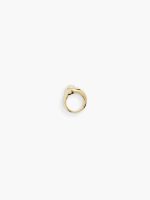DUALISM FRESHWATER PEARL RING GOLD