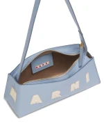 Light blue leather Museo baguette bag - Image 2