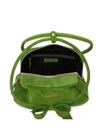 BOW RING HANDLE BAG GREEN - Image 2