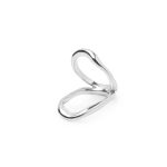 Organic Infinity Silver Ring