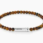 tiger's eye beads bracelet le 9g
