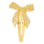 Fuzzy Lace Bow Hair Clip