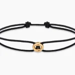 black interlaced cord bracelet le 1g