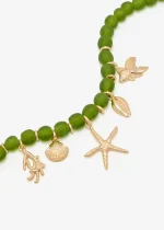 Meretrix Necklace Green