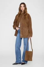 ELLY MEDIUM BUCKET BAG SUEDE - Image 2