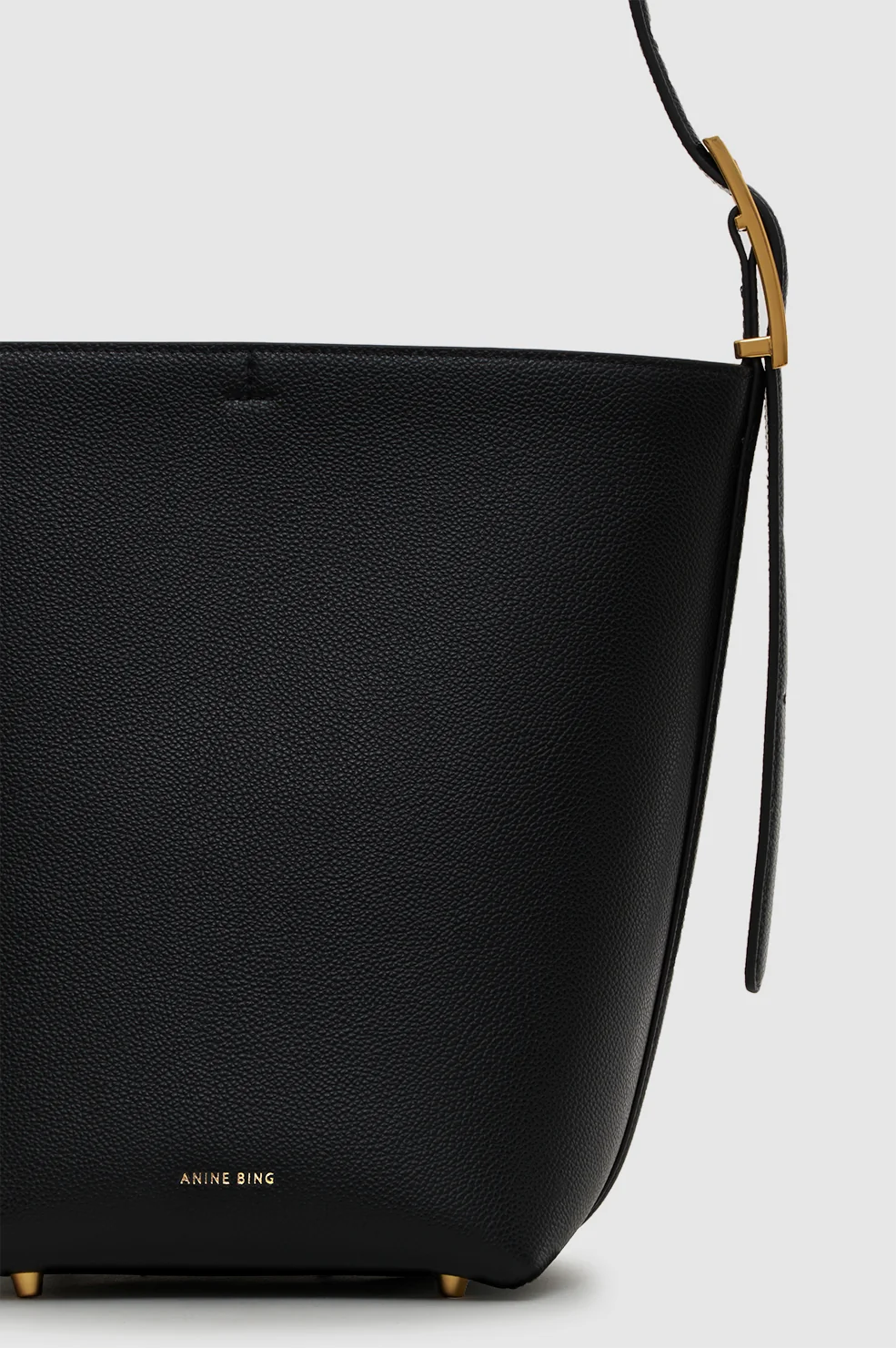 ELLY MEDIUM BUCKET BAG GRAINED LEATHER - Image 4