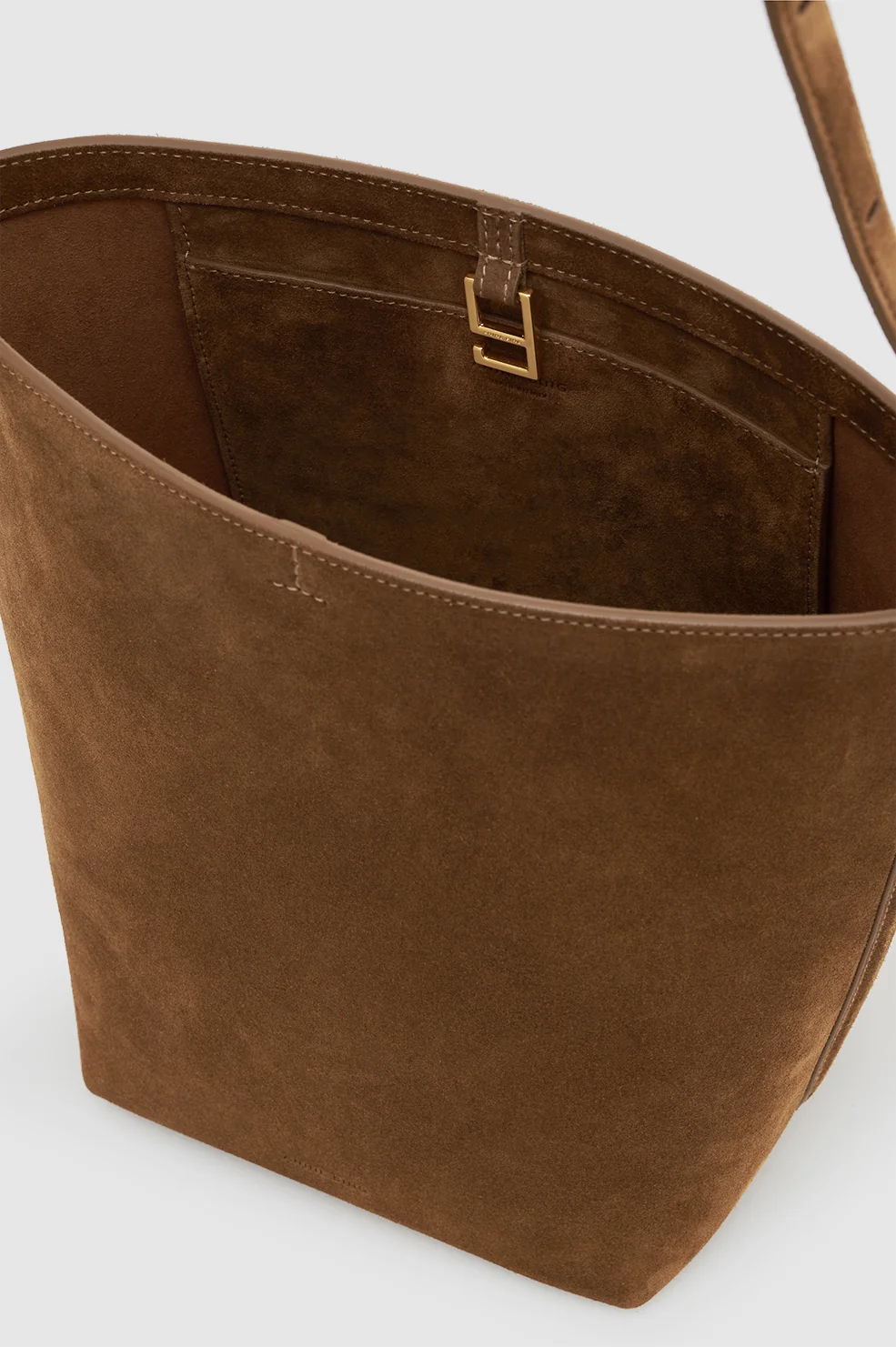 ELLY MEDIUM BUCKET BAG SUEDE - Image 3