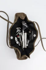 SIDNEY CLAY SUEDE BAG - Image 3