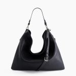 MARLA BLACK GRAINED WEEKENDER BAG