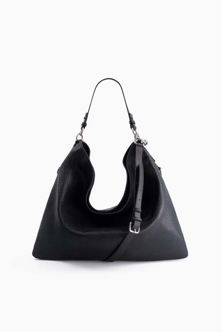 PHOTO-2026-09-27-21-37-41 MARLA BLACK GRAINED WEEKENDER BAG - Image 1