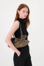 SIDNEY CLAY SUEDE BAG - Image 4