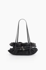 SIDNEY GREY SUEDE BAG