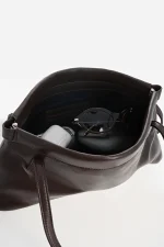 FLOR BROWN BAG WITH CHAIN CHARM - Image 2