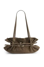 SIDNEY CLAY SUEDE BAG