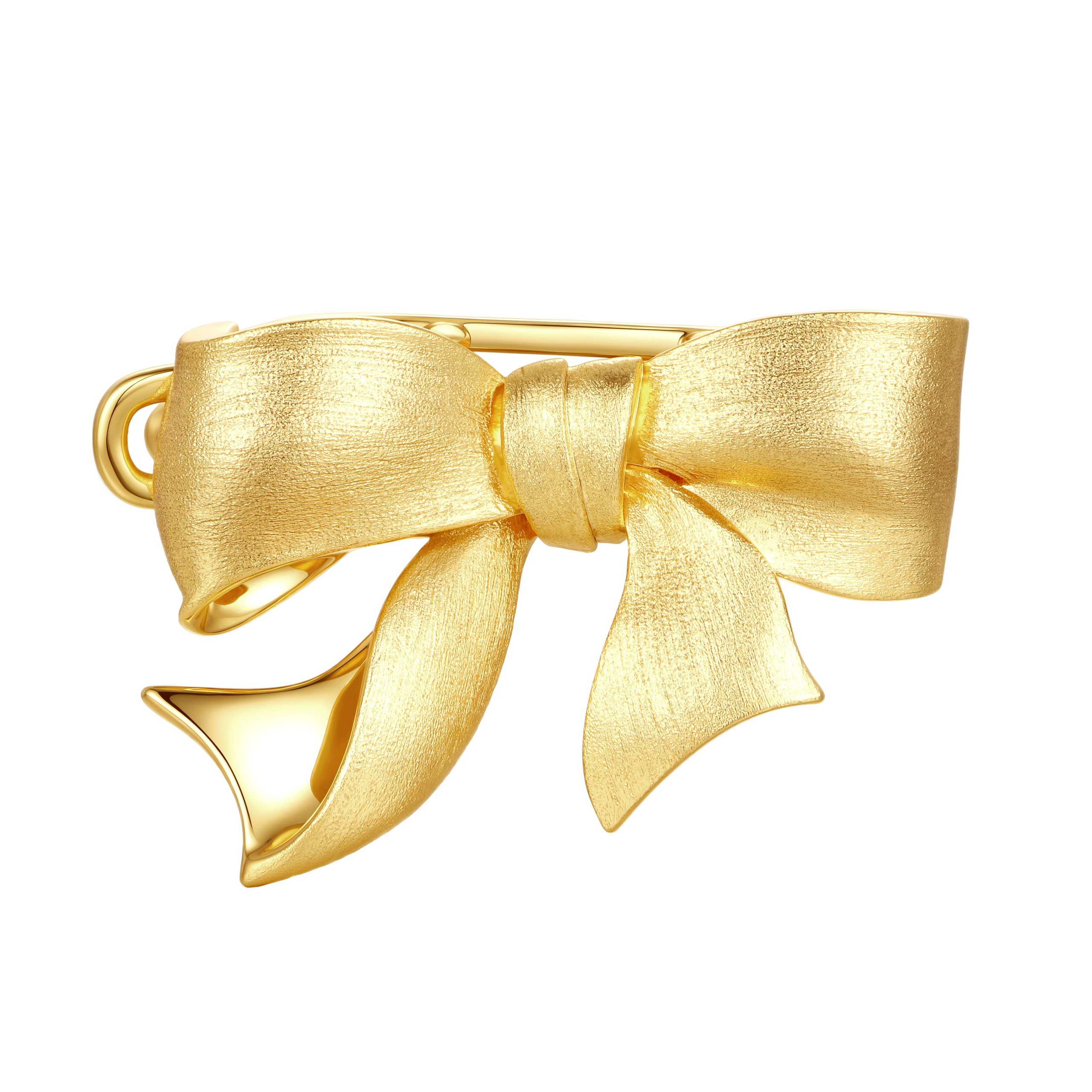26375GLD00NR Gift Bowknot Retro Hair Clip - Image 1