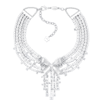 Multi Layers Gemstone Tassel Necklace - Image 3