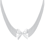 Bowknot Chain Tassel Chocker